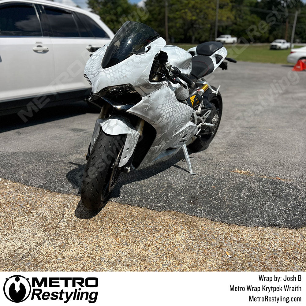 Kryptek Wraith Camo Motorcycle Bike Wrap