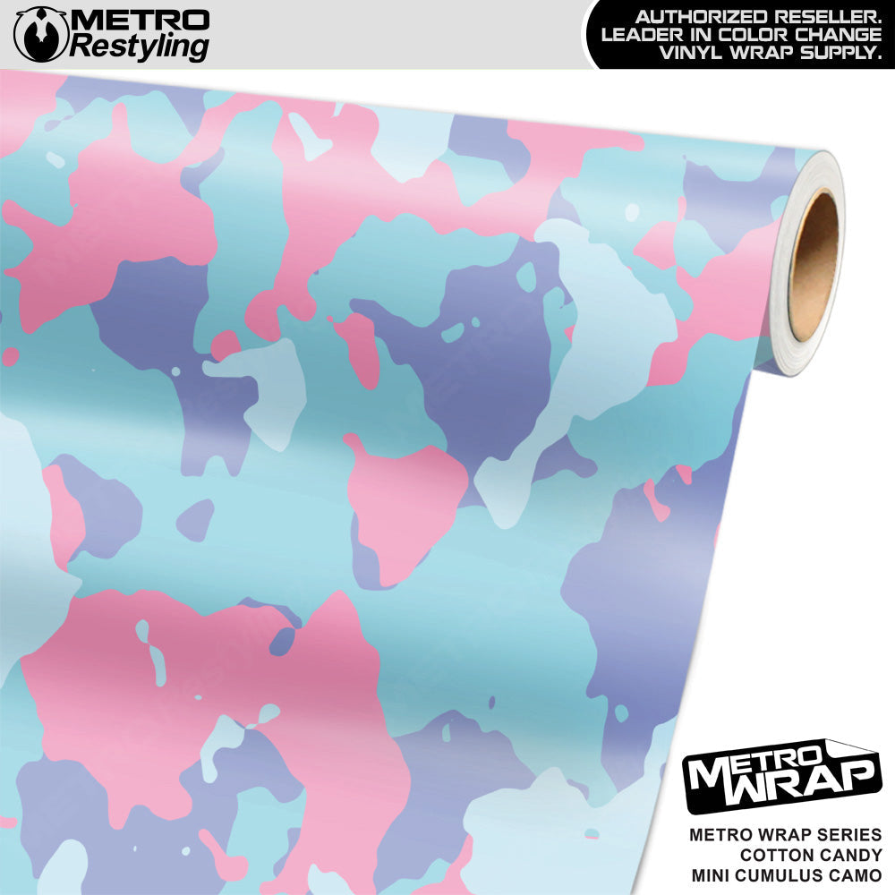 Metro Wrap Mini Cumulus Cotton Candy Camouflage Vinyl Film - Avery Dennison Film - Satin Finish | BLOWOUT STOCK | (10 sq ft) | 689152