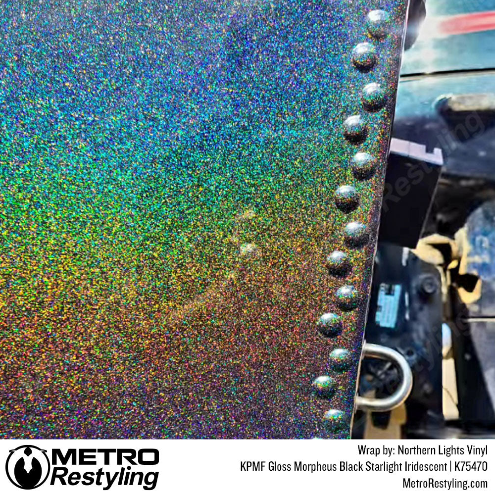 KPMF K75400 Gloss Morpheus Black Starlight Iridescent Vinyl Wrap | K75470