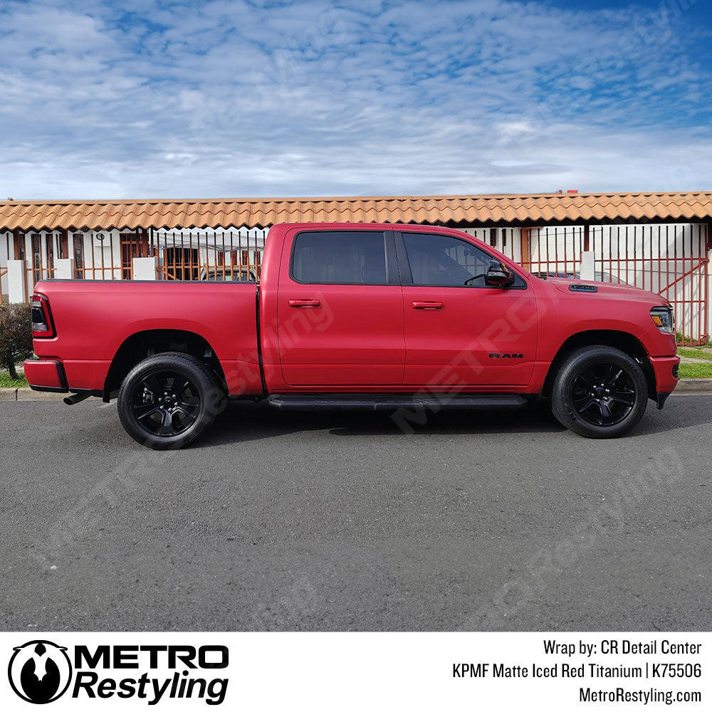 Iced red Ram Truck Wrap