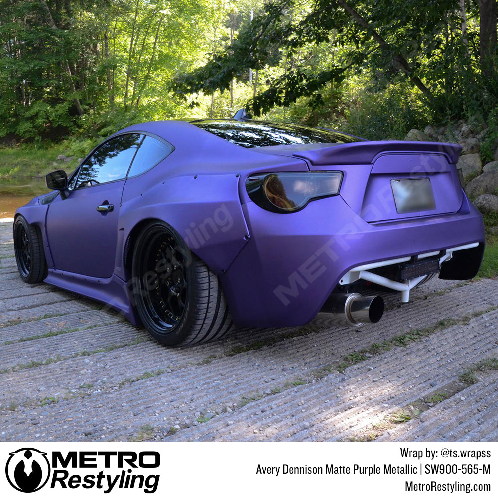 Matte Purple Metallic vinyl car wrap