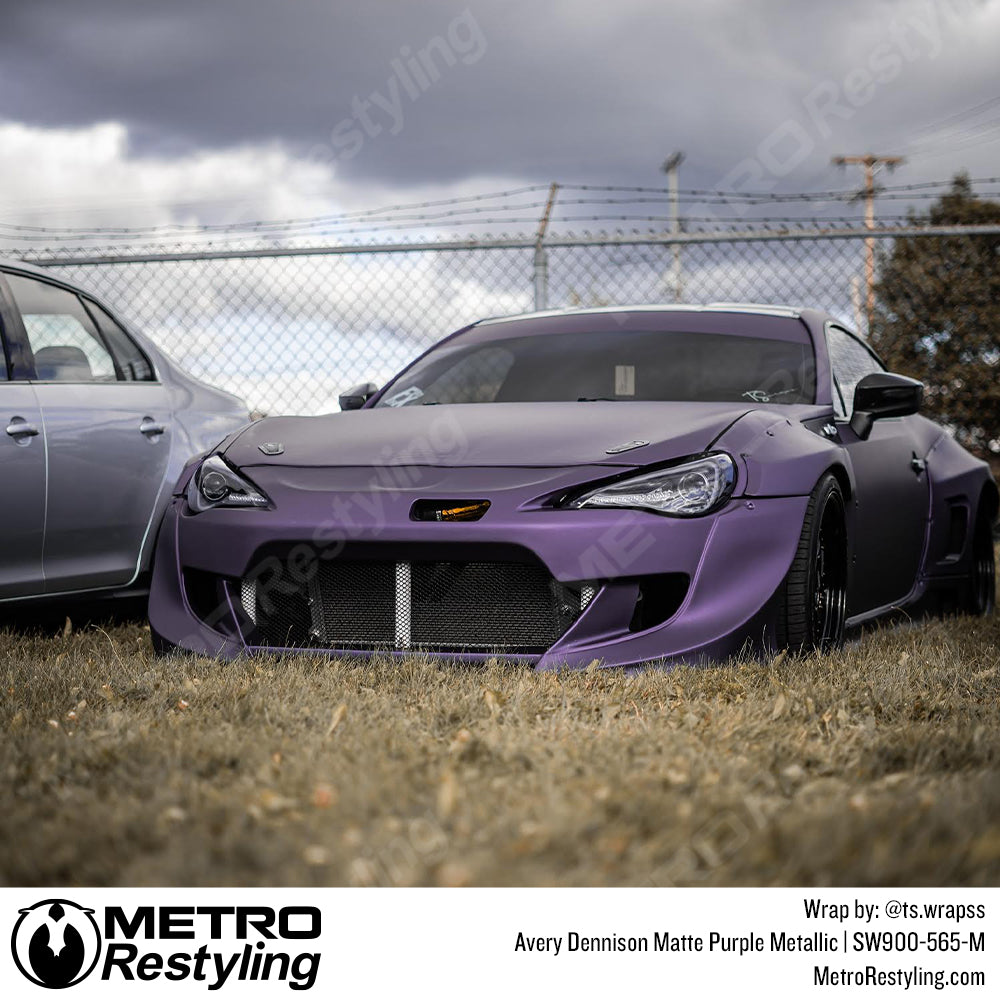 Matte Purple Metallic vinyl car wrap