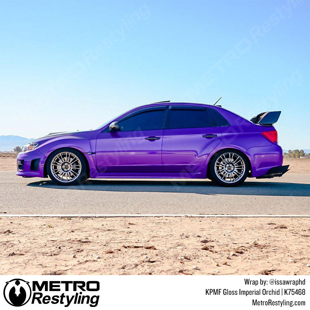 Purple Vinyl Car Wrap