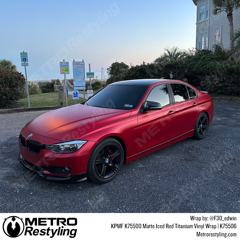 RED MATTE BMW WRAP