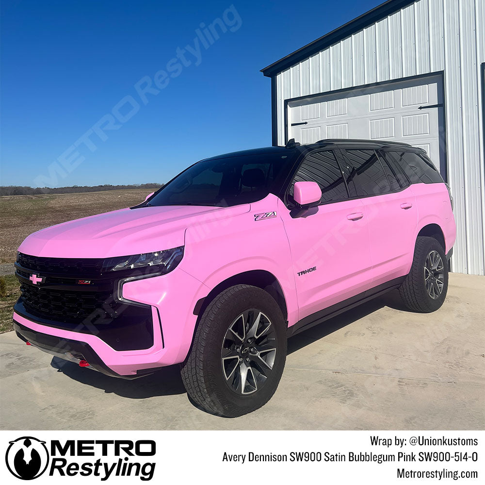 chevy pink wrap