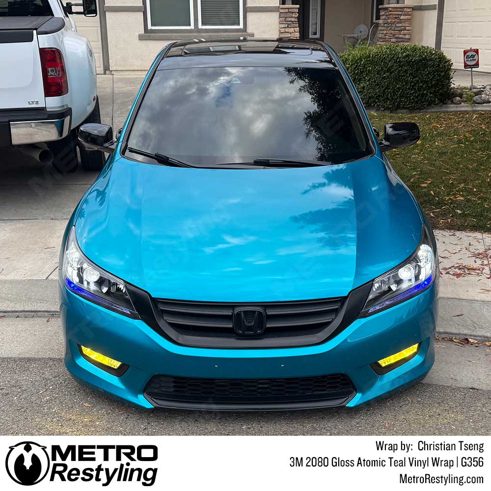 3M 2080 Gloss Atomic Teal Vinyl Wrap | G356