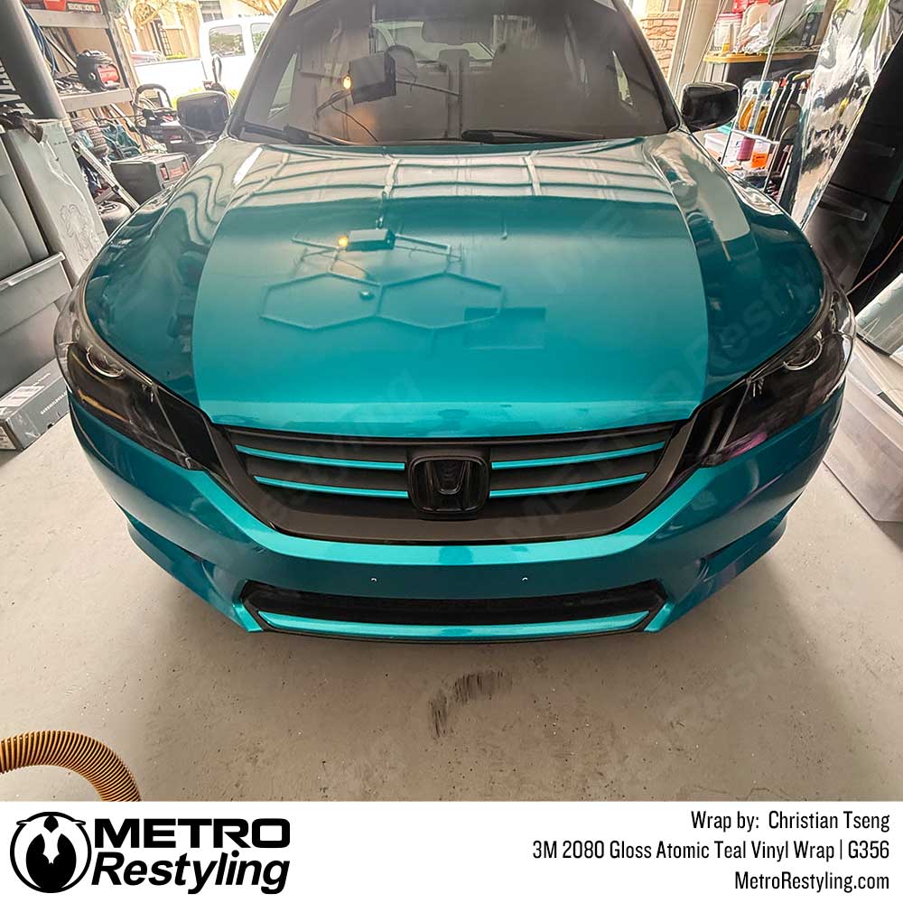 3M 2080 Gloss Atomic Teal Vinyl Wrap | G356