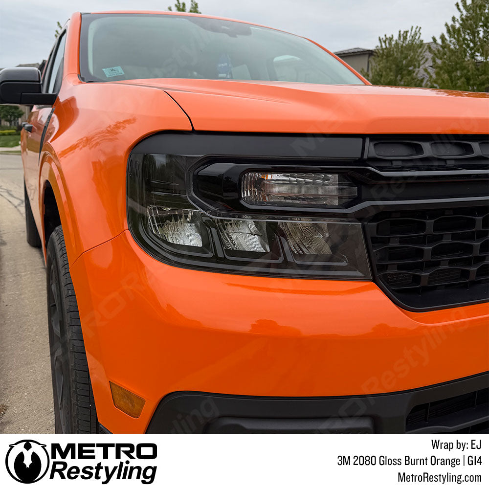 orange truck wrap
