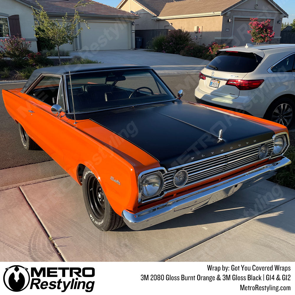 Gloss Orange Plymouth-Satellite Wrap
