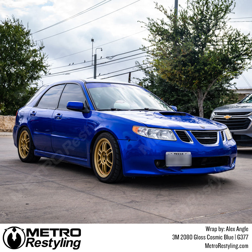 Blue Pontiac wrap