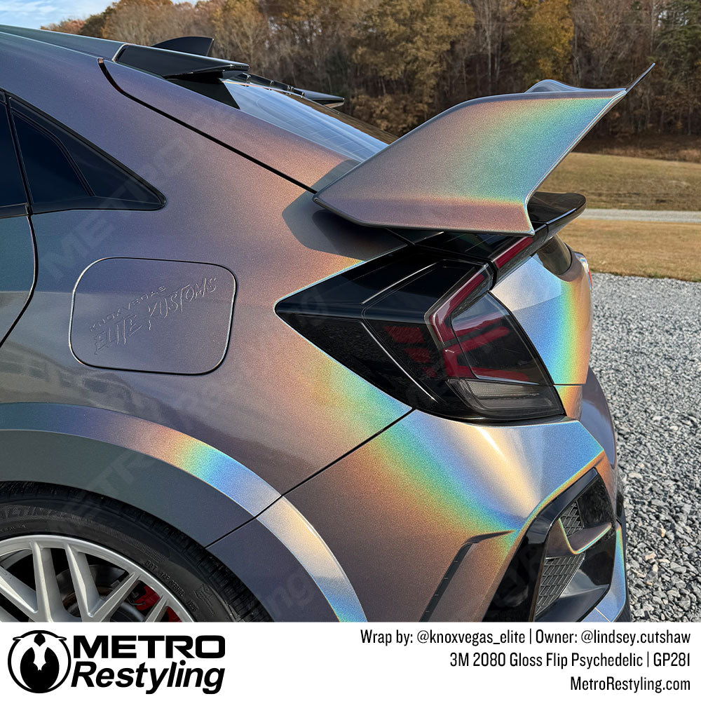honda civic color shift wrap