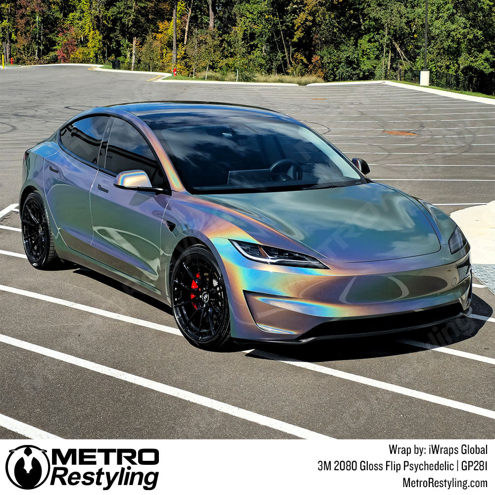 tesla color shift wrap