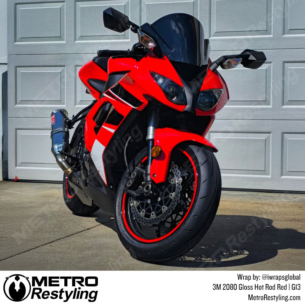 hot rod red motorcycle wrap