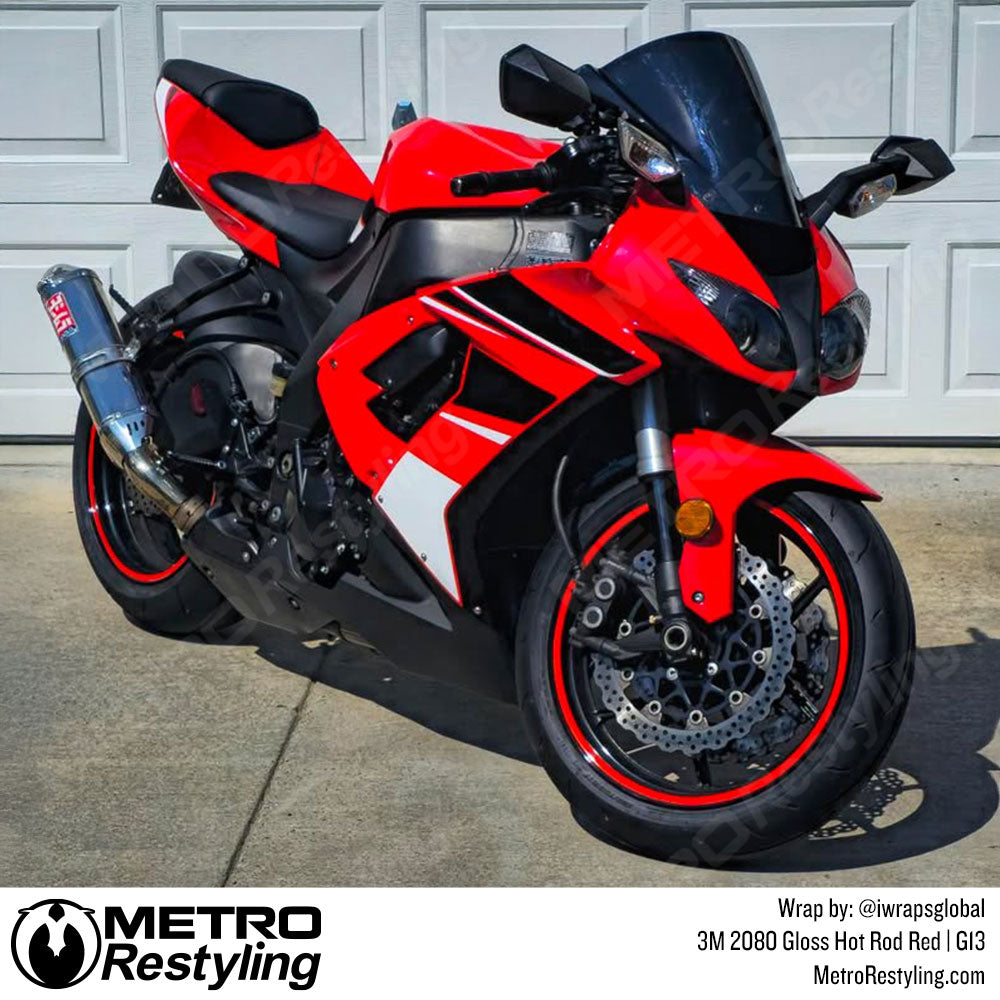 hot rod red motorcycle wrap