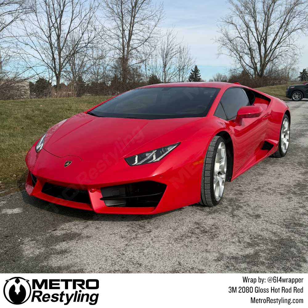 3M 2080 Gloss Hot Rod Red Vinyl Wrap | G13