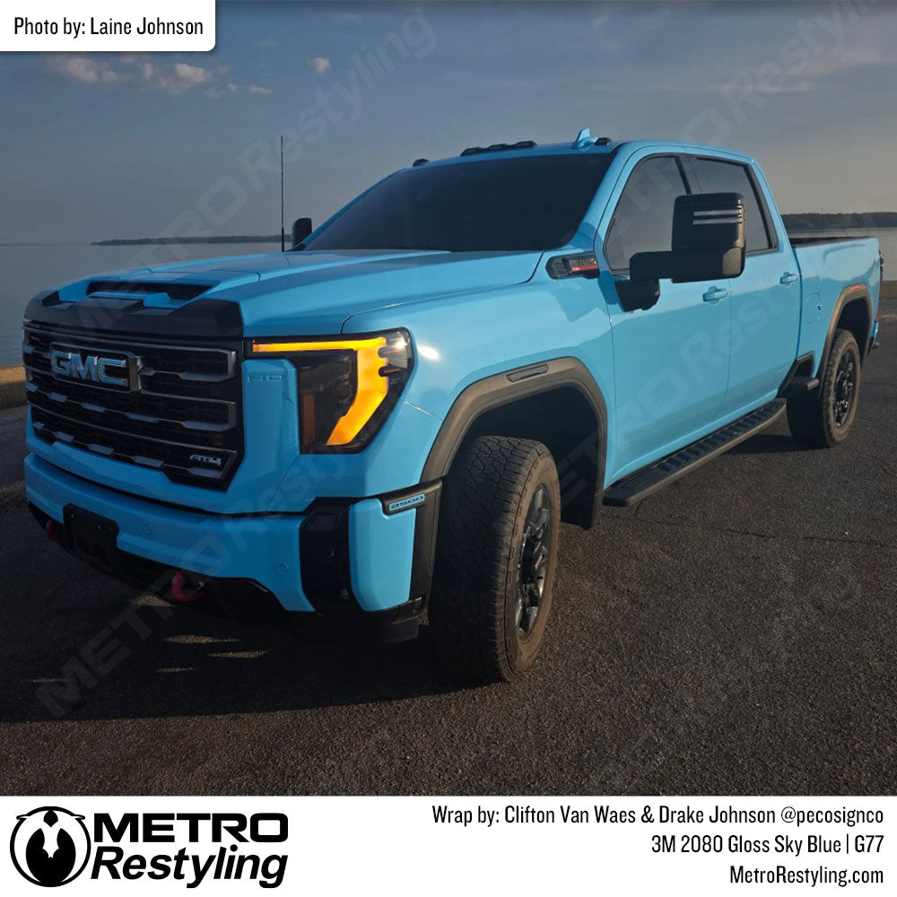 Blue Truck Truck Wrap