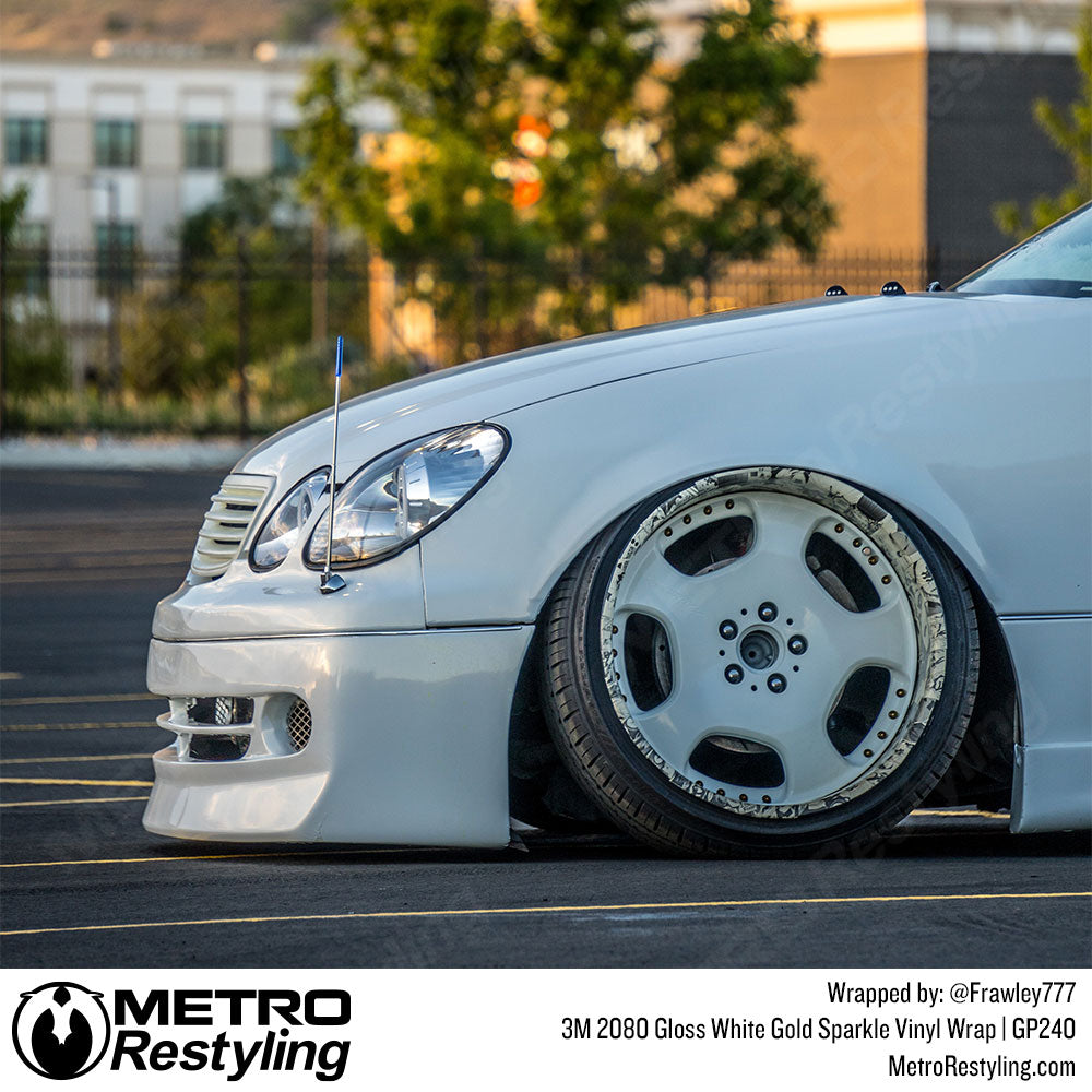 Gloss White Gold Sparkle - 3M | Metro Restyling