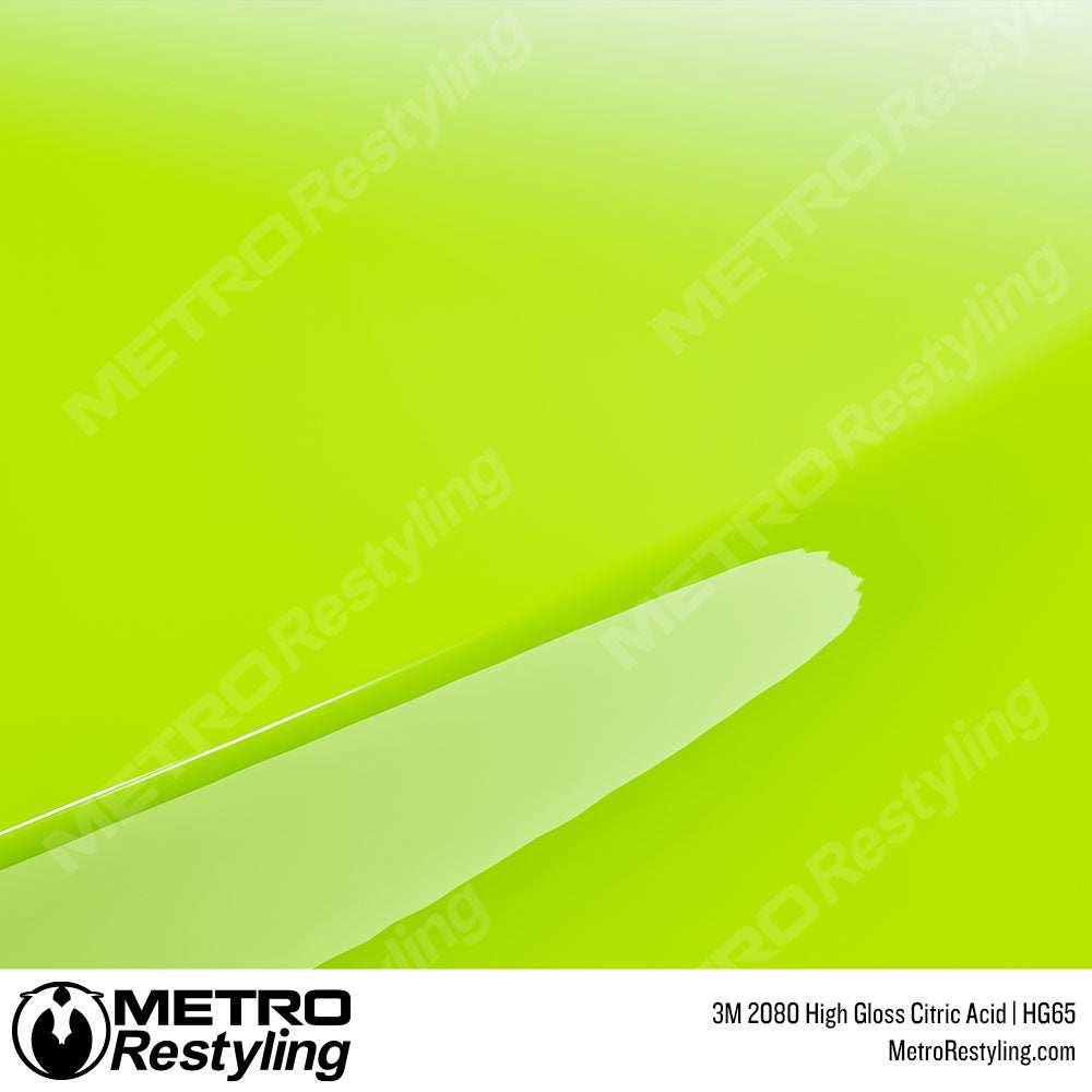 3M 2080 High Gloss Citric Acid Vinyl Wrap