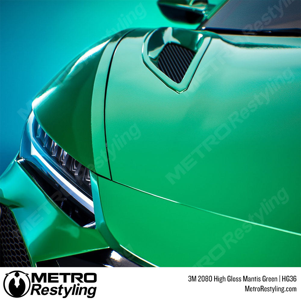 green car wrap