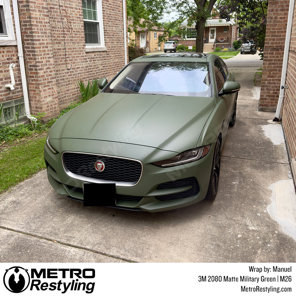 jaguar military green wrap