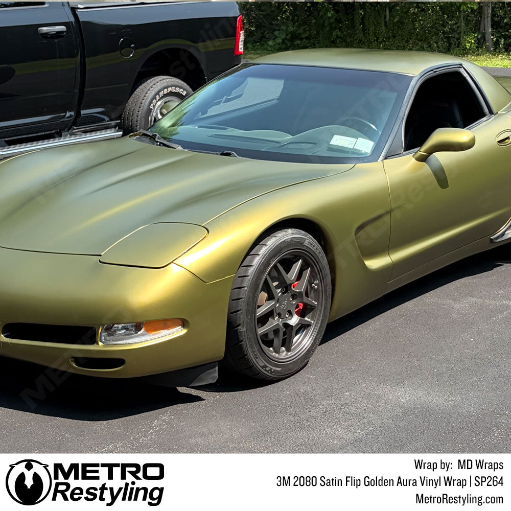 3M 2080 Satin Flip Golden Aura Vinyl Wrap | SP264