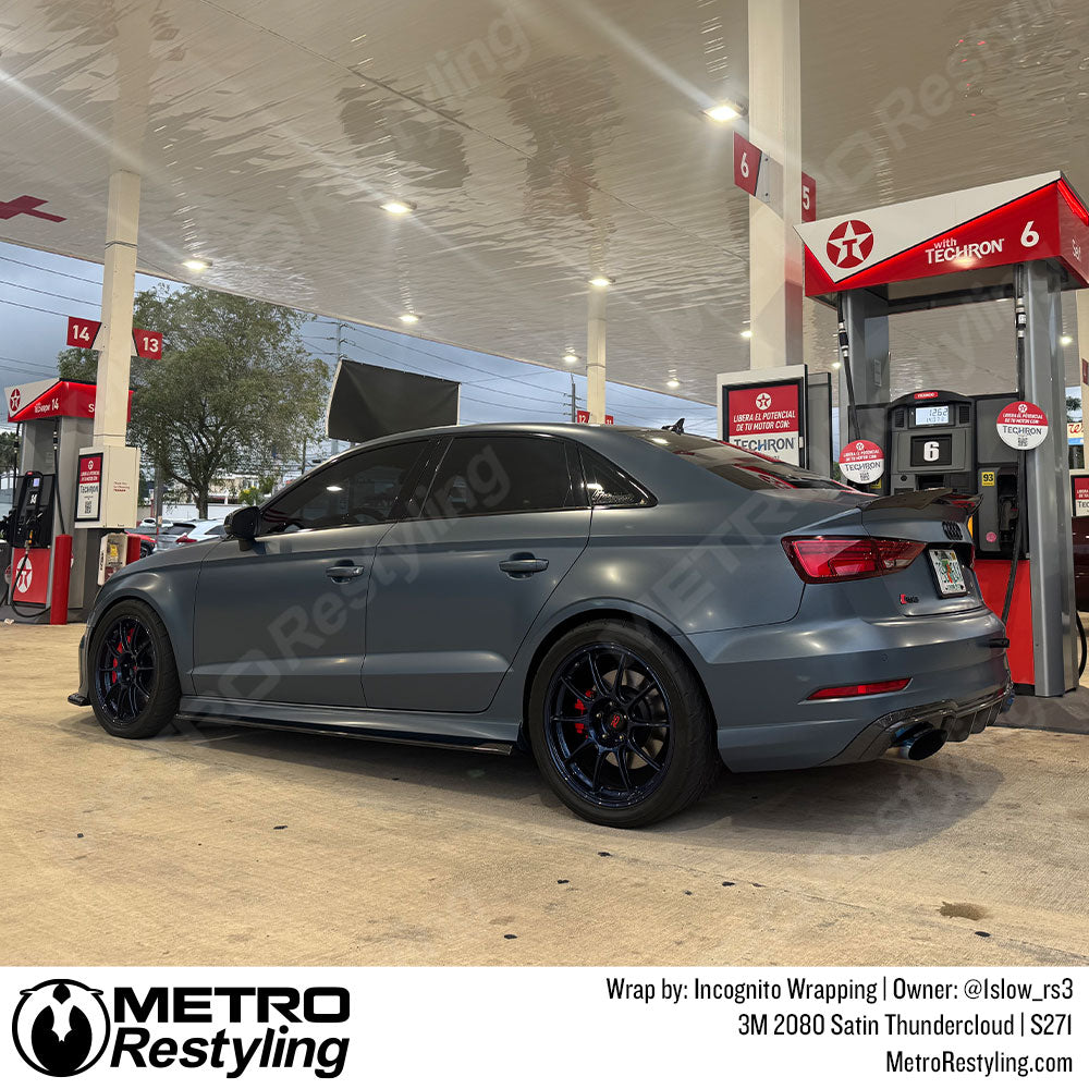 dark grey audi wrap