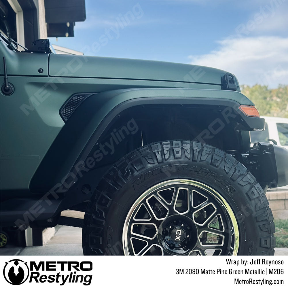 green jeep wrap