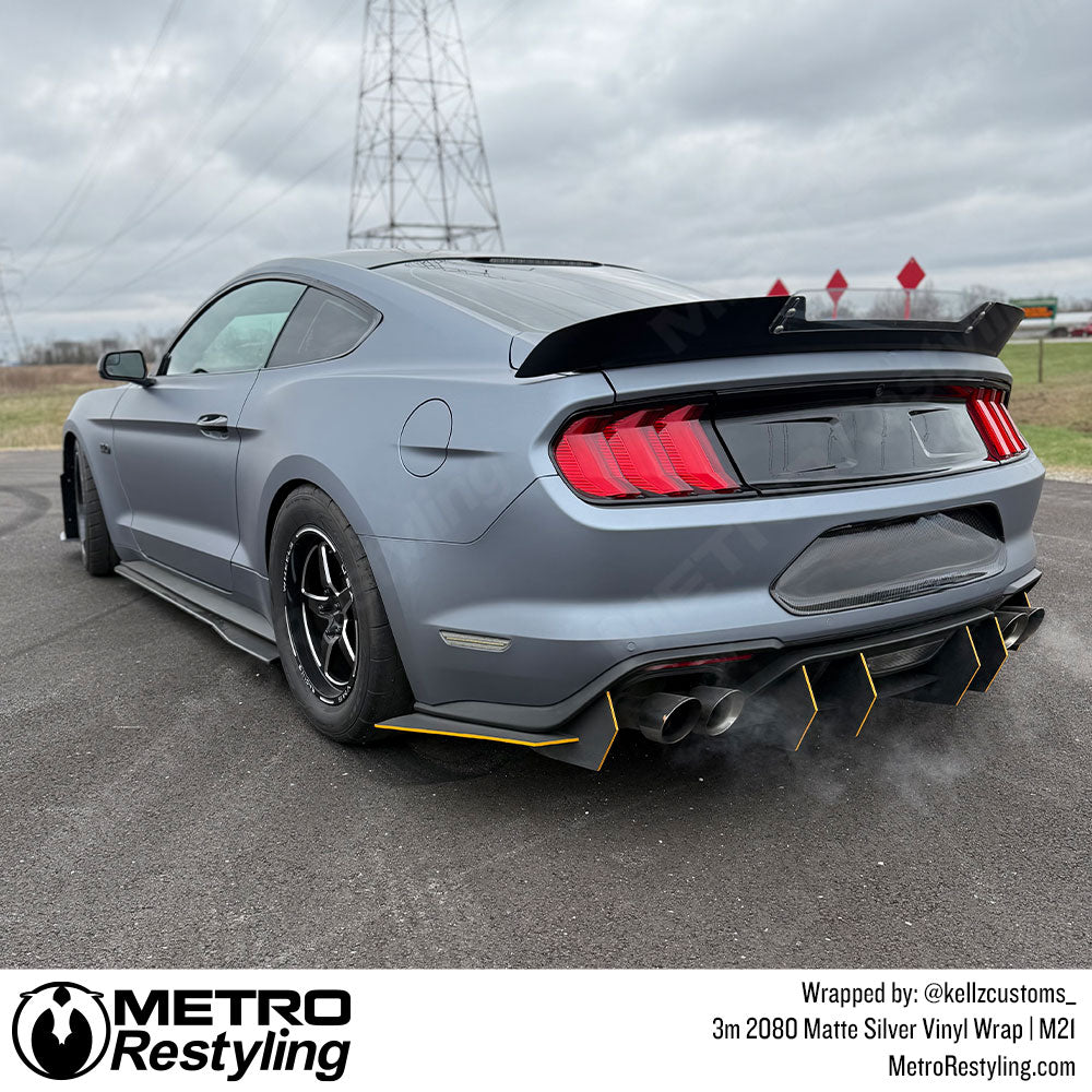 3M 2080 Matte Silver Vinyl Wrap | M21