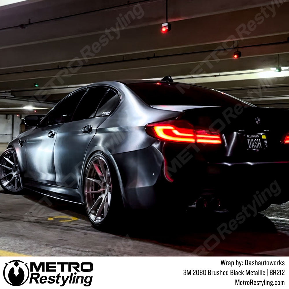 Black Gray Wrap BMW