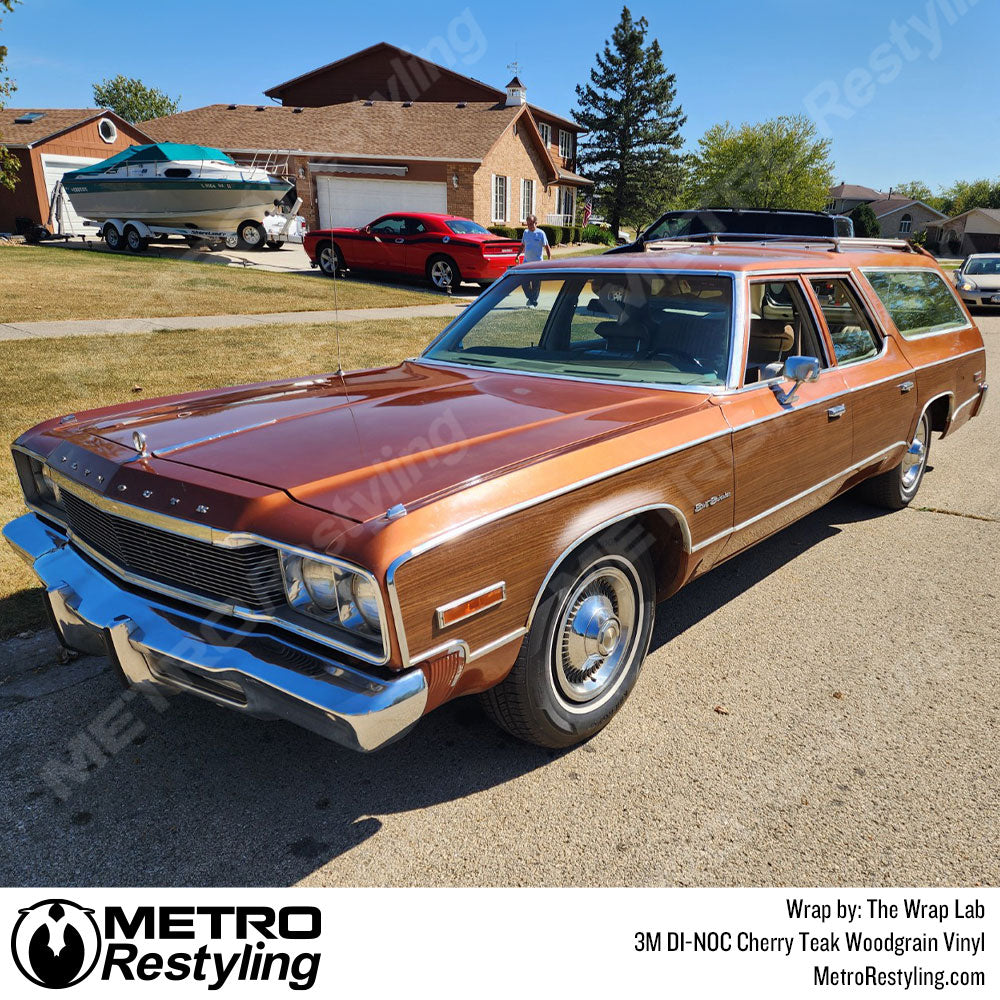 woodgrain plymouth wrap