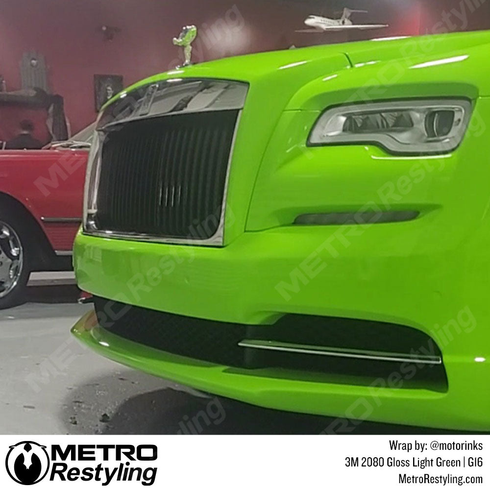 green rolls royce wrap