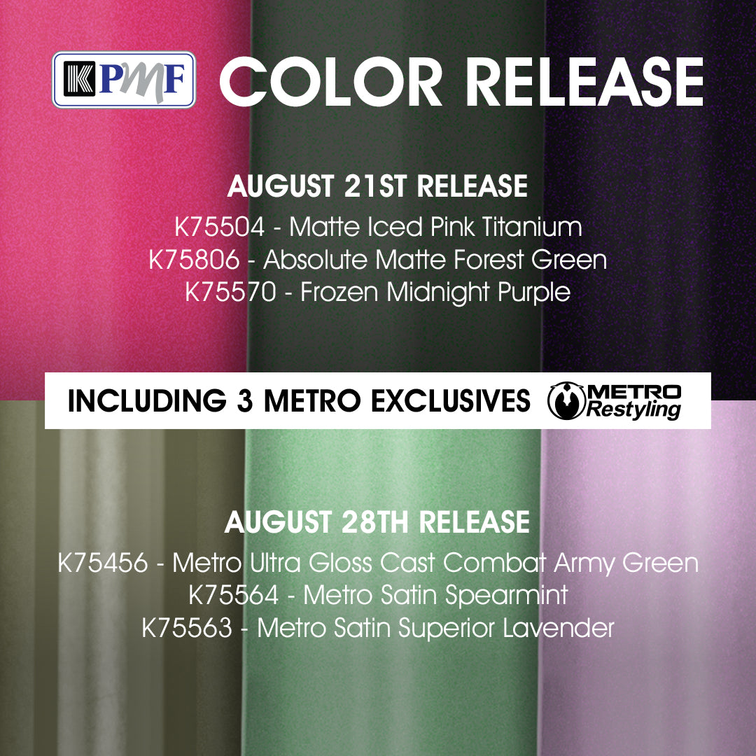 New KPMF Vinyl Colors