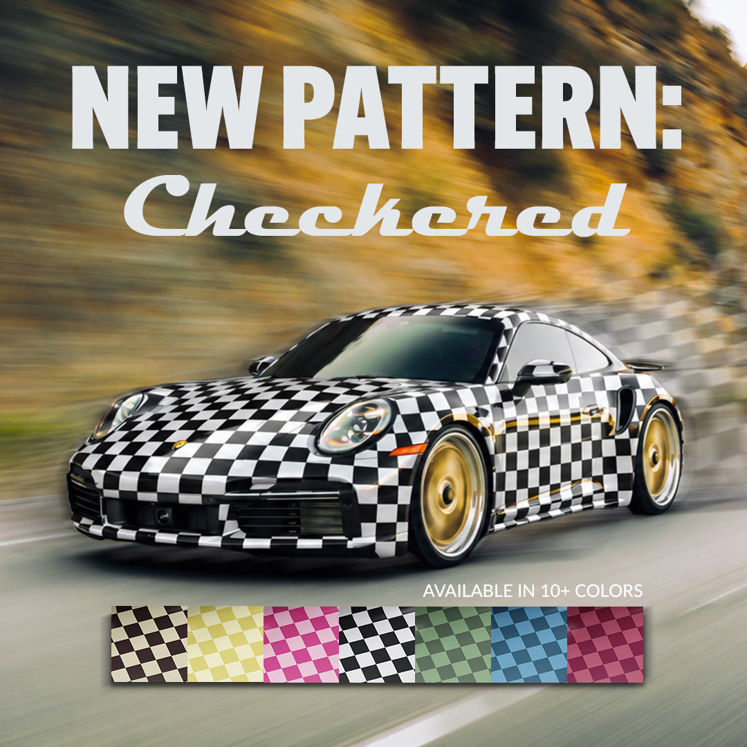 Metro Wrap Checkered Vinyl Wraps
