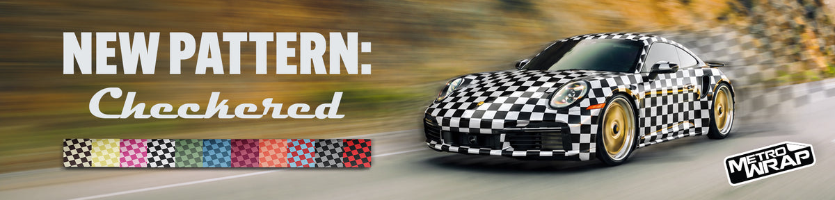 Metro Wrap Checkered Vinyl Wraps