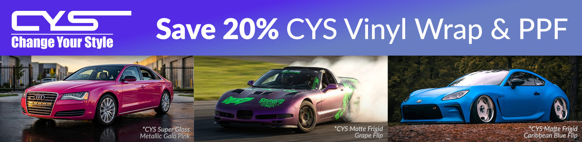 CYS Vinyl Wrap Sale