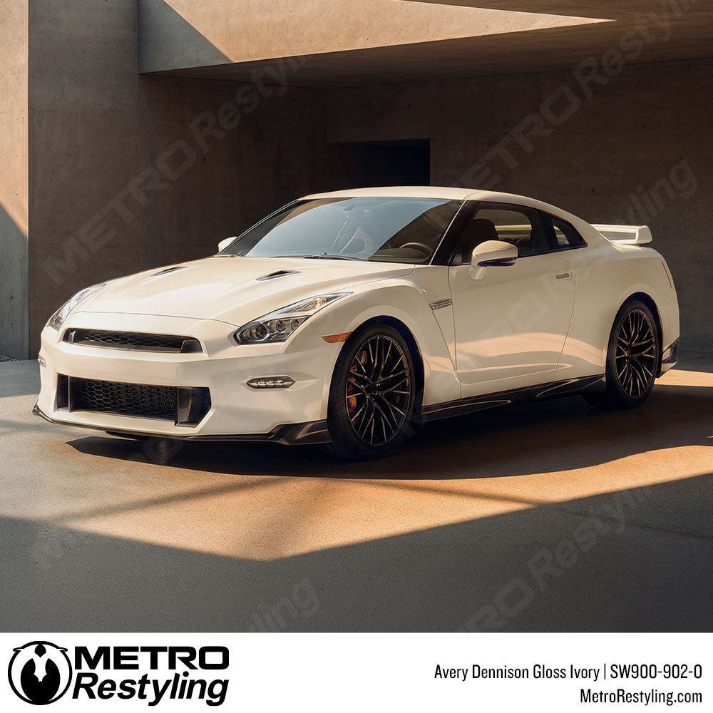 Avery Dennison Gloss Ivory Vinyl Wrap