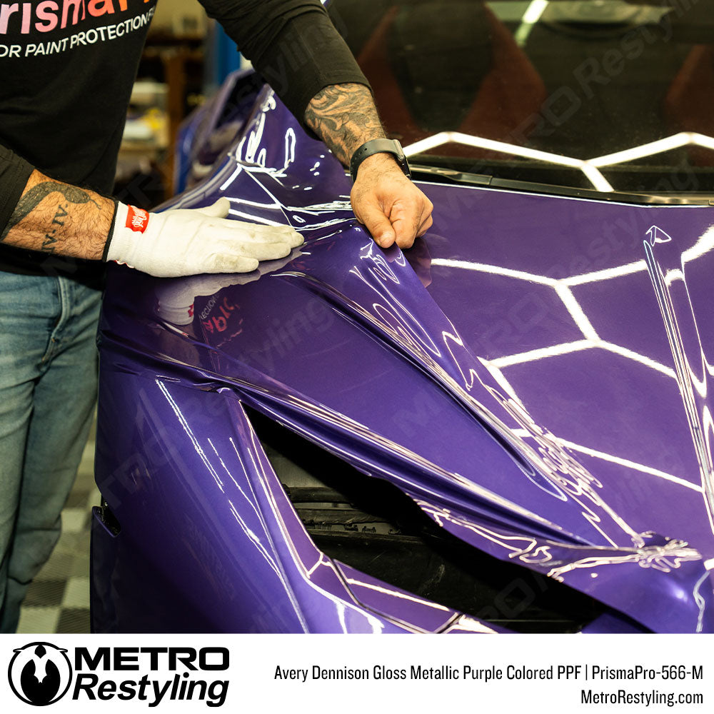 Avery Dennison Gloss Metallic Purple Colored PPF | PrismaPro-566-M
