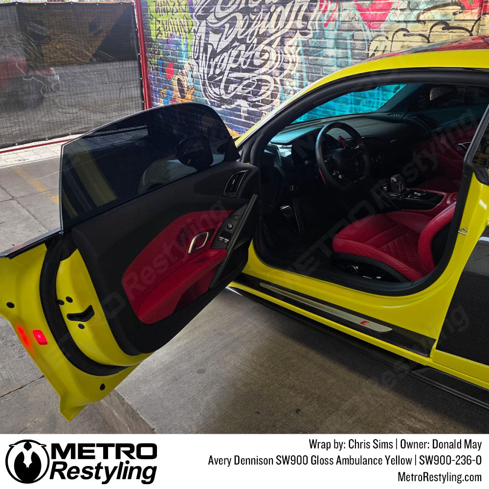 Yellow Audi Wrap