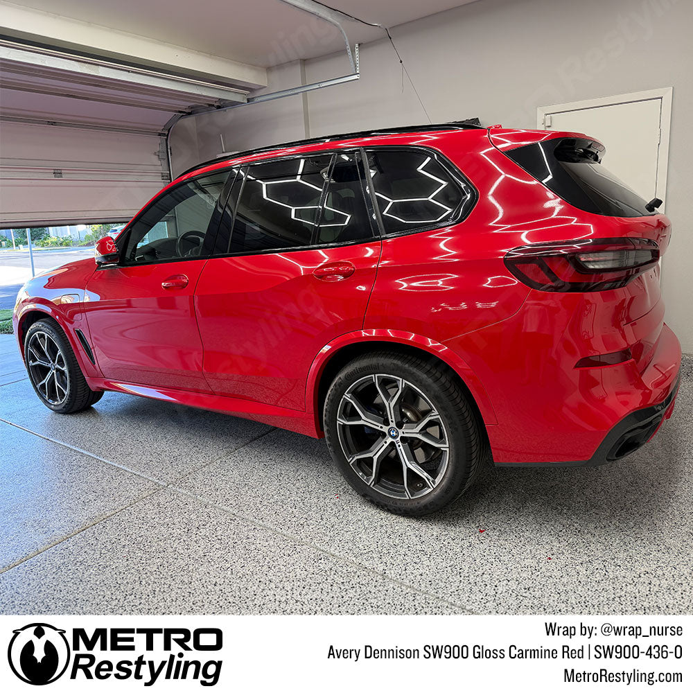 red suv wrap