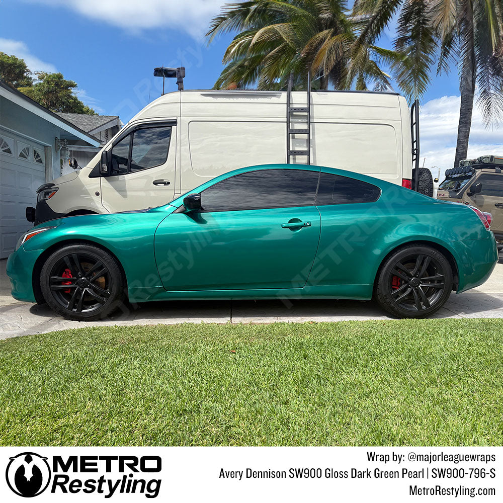 green infiniti wrap