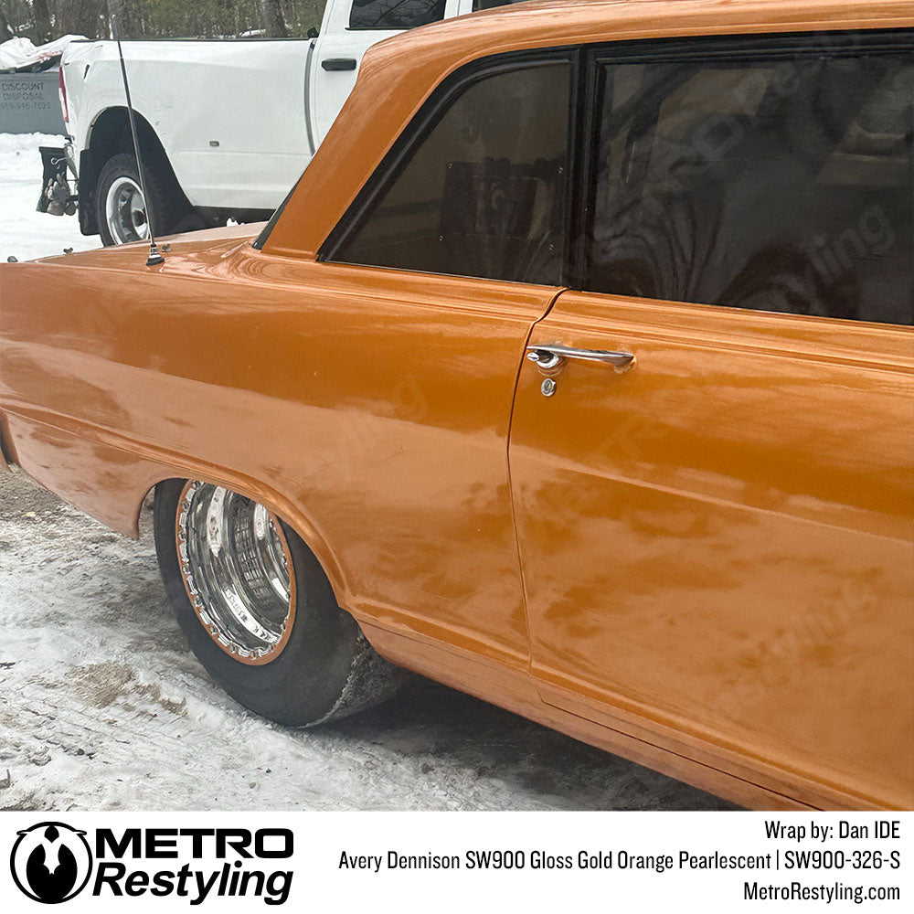 orange chevy wrap