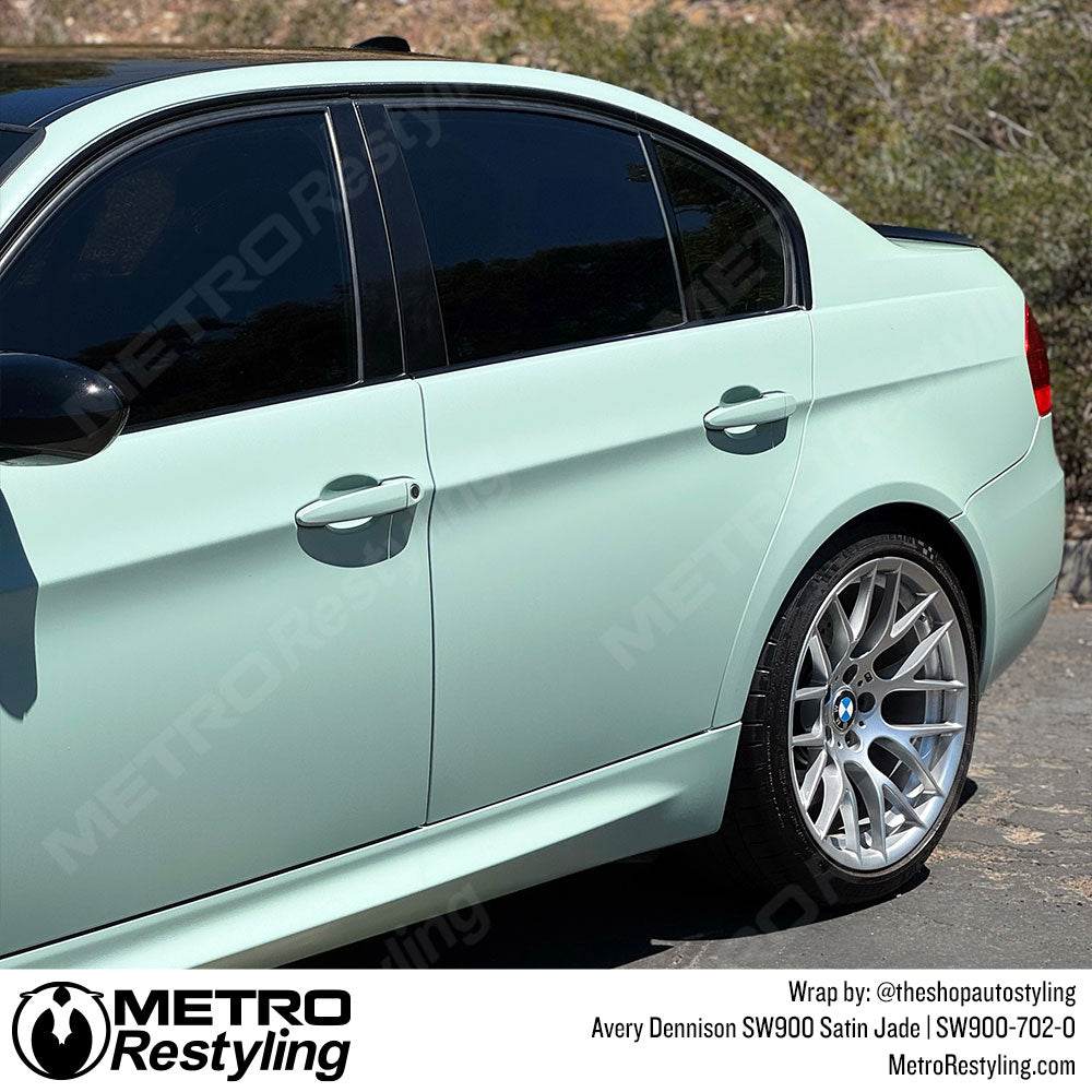 jade green bmw wrap