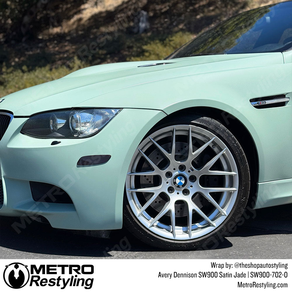 jade green bmw wrap