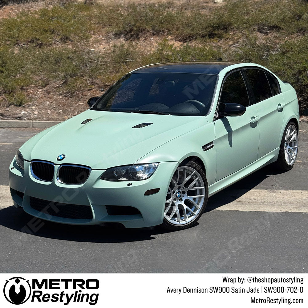 jade green bmw wrap