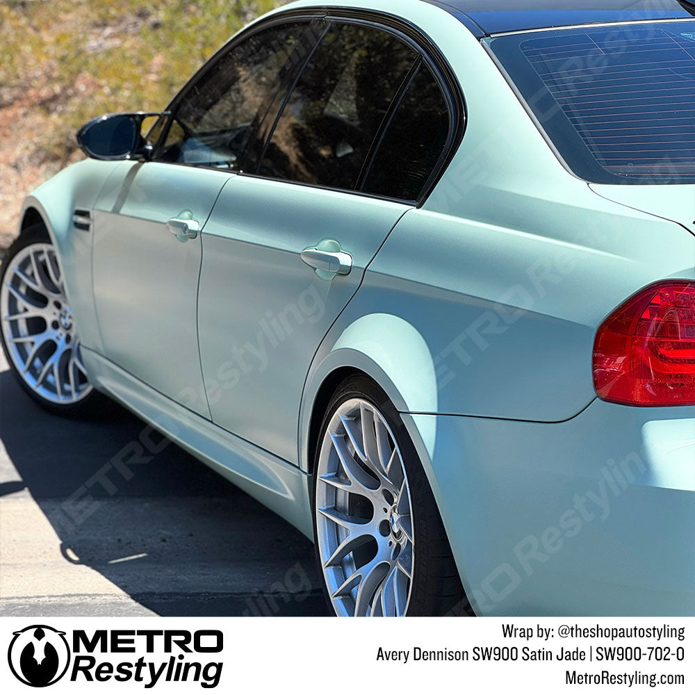 jade green bmw wrap