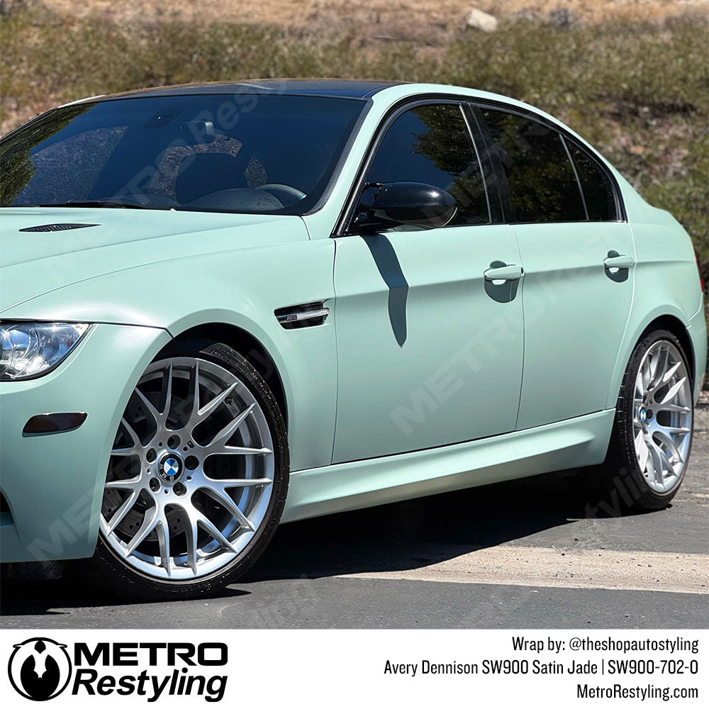 jade green bmw wrap