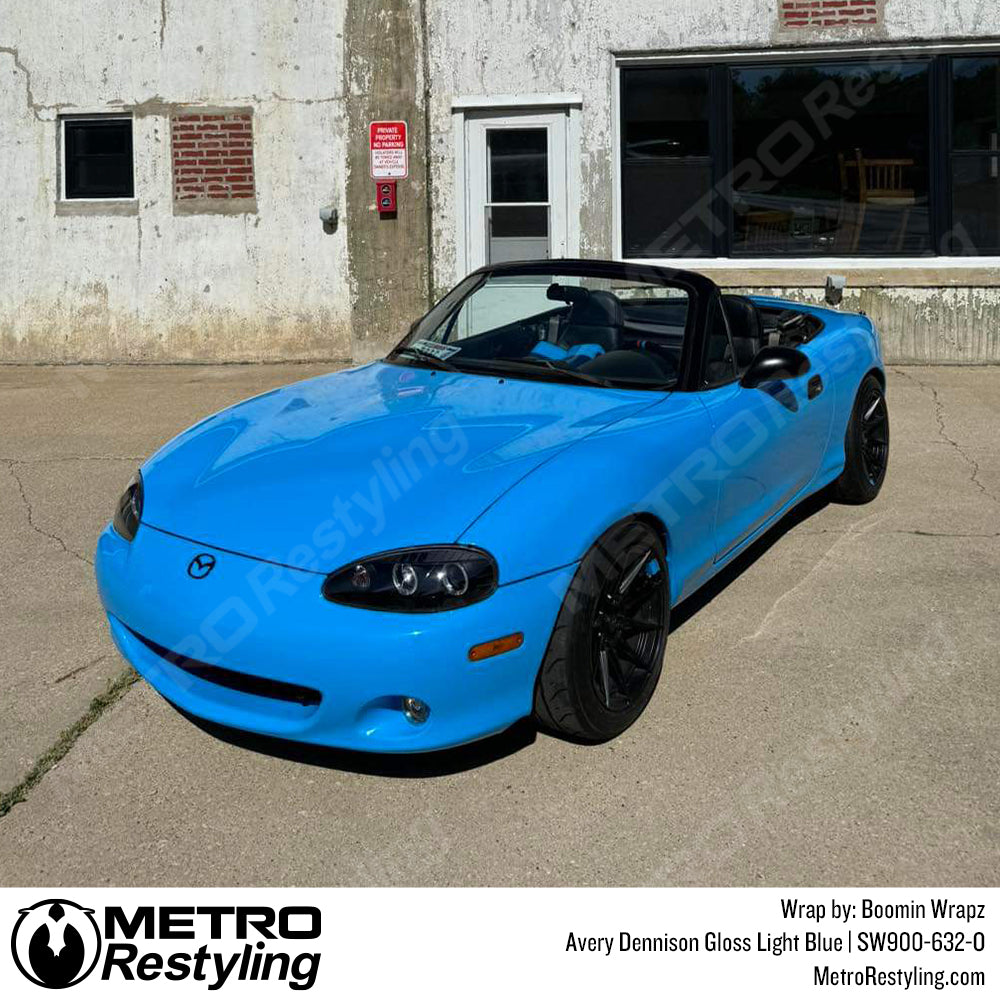 mazda blue wrap