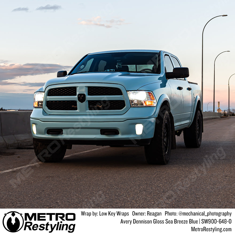 gloss blue ram 1500 wrap