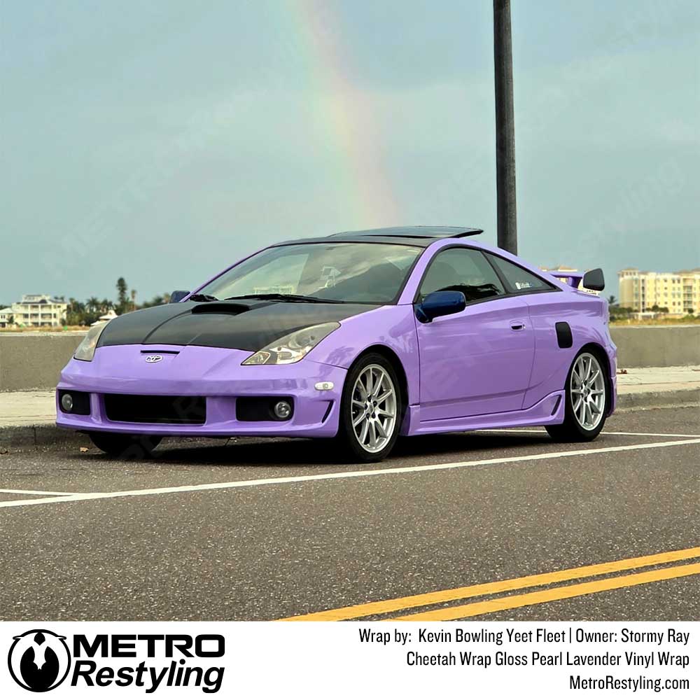 Cheetah Wrap Gloss Pearl Lavender Vinyl Wrap