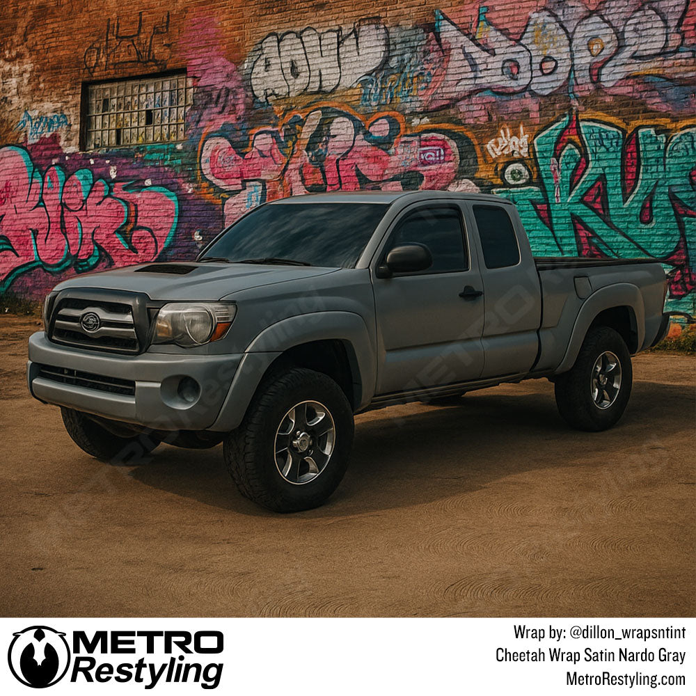 nardo gray truck wrap